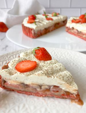 Recette Tarte Marbrée à la Fraise