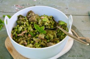 Recette Cocotte de légumes de printemps (fèves, petits pois, artichauts)