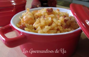 Recette Risotto au chorizo, tomates et crevettes