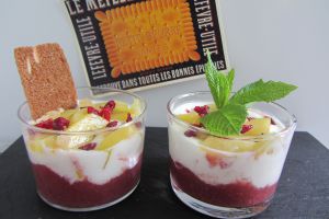 Recette Dessert fruité au yaourt de brebis