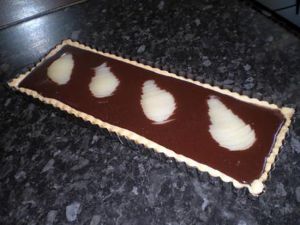 Recette Tarte chocolat poire