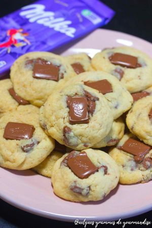 Recette Cookies au chocolat Milka