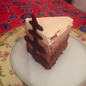 Recette Entremet trois chocolats de Valrhona