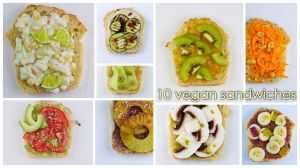 Recette 10 sandwiches vegan du sucré et du salé