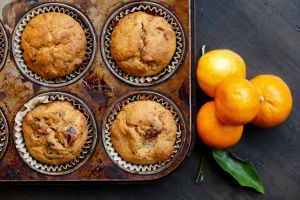 Recette Muffins aux clémentines, dattes et amandes sans sucre ajouté