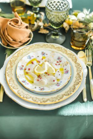 Recette Carpaccio de Saint-Jacques au poivre Timut : fraîcheur iodée