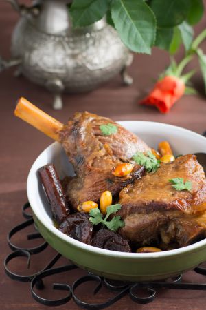 Recette Tajine de souris d'agneau aux abricots secs