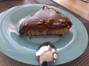 Recette Tarte cookie, caramel et chocolat