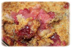 Recette Crumble pommes framboises