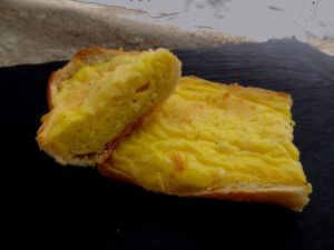 Recette Quiche-baguette au fromage