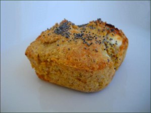 Recette Petits muffins de polenta à la feta (sans oeufs)