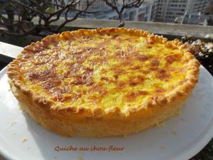 Recette Quiche au chou-fleur