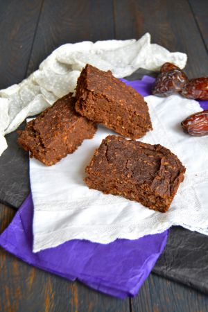 Recette Brownie njutning caroube et coco (vegan, sans gluten&sans sucre)