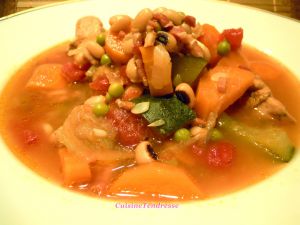 Recette Soupe aux deux viandes