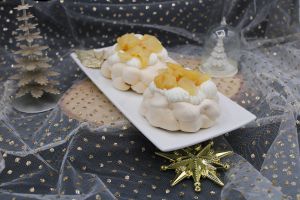 Recette Mini pavlova aux pommes et poires