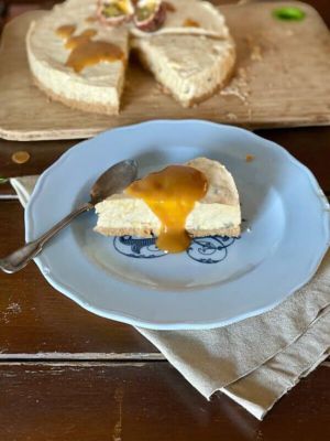 Recette Cheesecake mangue-passion