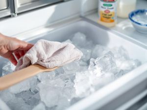 Recette Dégeler un compartiment freezer collé et désodoriser avec du vinaigre blanc