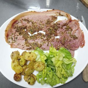 Recette Jambon à la moutarde au combi ninja