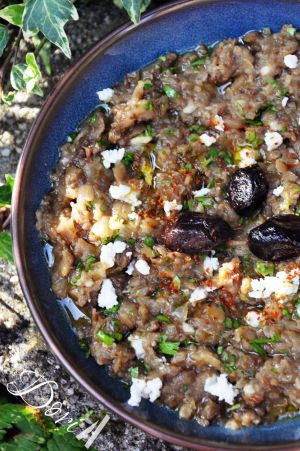 Recette Caviar d'aubergines, recette Grecque