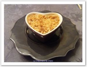 Recette Crumble coing et banane