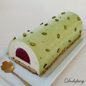 Recette Bûche Pistache Framboise