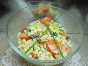 Recette Salade de coquillettes aux fruits de mer