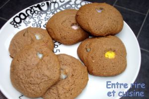 Recette Cookies au Nutella® et aux Smarties®