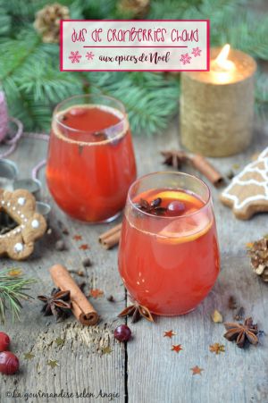 Recette Jus de cranberries façon vin chaud #Noël vegan