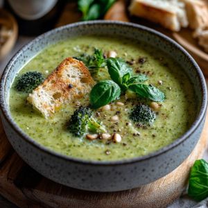 Recette Découvrez la Recette Ultime de la Soupe Italienne au Brocoli : Un Délice Sain et Réconfortant