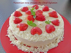Recette Tiramisu aux fraises du Chef Sylvain *