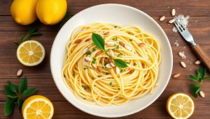 Recette Tagliatelle paglia e fieno au citron : recette italienne savoureuse