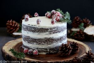 Recette Vegan Gingerbread Naked Cake au Caramel