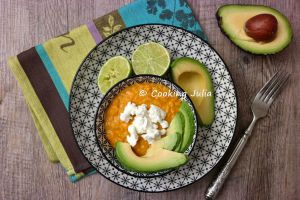 Recette Bol de lentilles corail à l'avocat