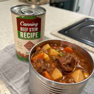 Recette Canning Beef Stew – Complete Meal in a Jar