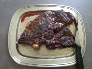 Recette Cote de bœuf au barbecue