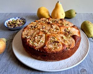 Recette Gâteau aux poires et pistaches