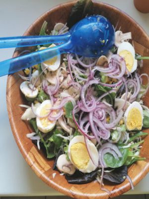 Recette Gourmande de salade de chou blanc croquante