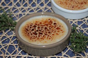 Recette Crème Caramel au Thym (Vegan)