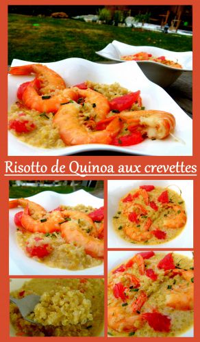 Recette Risotto de Quinoa aux Crevettes