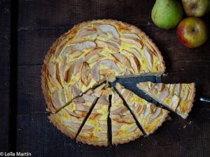 Recette Tarte alsacienne aux pommes et aux poires
