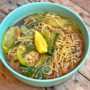 Recette Soupe detox au pak choi