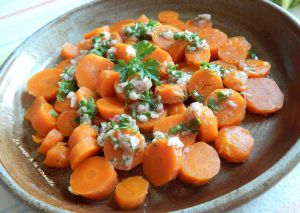 Recette Salade de carottes vinaigrette à échalote