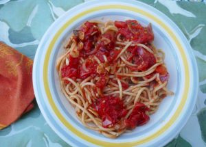 Recette Spaghetti aux tomates fraîches et aux épices italiennes