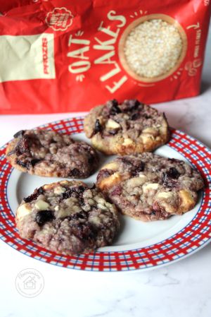 Recette Cookies aux cerises noires et chocolat blanc : la recette gourmande et originale pour l'été