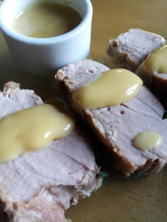 Recette Filet mignon de porc, sauce miel/moutarde