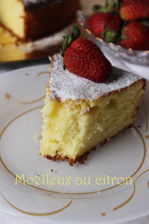 Recette Moelleux au citron , gâteau facile et délicieux