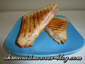 Recette Croque jambon brie