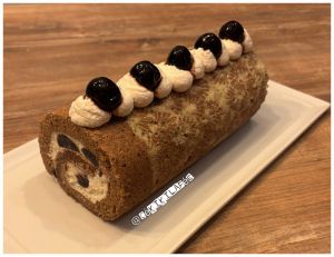 Recette Bûche roulée façon forêt noire