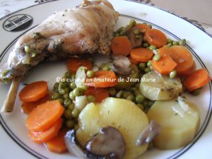 Recette Cuisses de lapin légumes (recette légère)