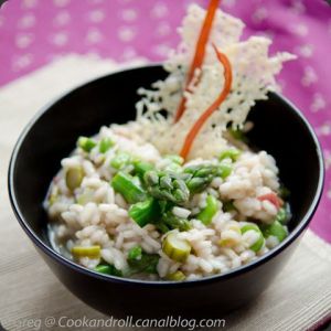 Recette Risotto aux asperges et fèves des marais